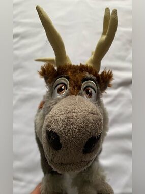 Disney Plush Reindeer in Gray and Brown